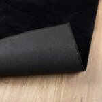 vidaXL Tapis OVIEDO à poils courts noir 80x150 cm