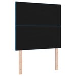 Tête de lit LED vidaXL design en blocs de diamant bleu foncé 90 cm velours