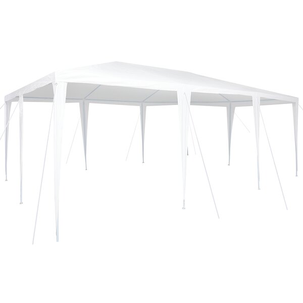 vidaXL Tente de fête blanche 6x4 m PE