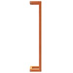 vidaXL Porte-serviette marron cire 23x18x110 cm bois de pin massif