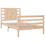 vidaXL Cadre de lit sans matelas 90x200 cm bois de pin massif