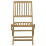 vidaXL Chaises de jardin pliantes lot de 6 48 5x57x90 cm bois d'acacia