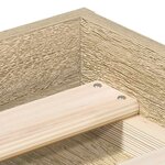 vidaXL Cadre de lit sans matelas chêne sonoma 90x190 cm