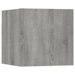 vidaXL Ensemble de meubles TV 8 Pièces Sonoma gris Bois d'ingénierie