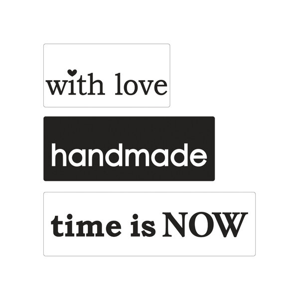 Tampon fond de moule savon Love et Handmade et Time is now