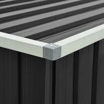 vidaXL Boîte de rangement de jardin Anthracite 171x99x93 cm