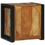 vidaXL Armoire Murale de Salle de Bain Multicolore Bois Récupéré Moyenne