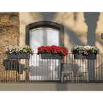 LECHUZA Jardinière BALCONERA Cottage 80 ALL-IN-ONE Granit