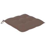 vidaXL Chaises de jardin 6 Pièces avec coussins Bois d'acacia solide