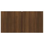 vidaXL Armoire TV suspendue Chêne marron 60x30x30 cm Bois d'ingénierie