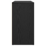 vidaXL Buffet Chêne noir Bois d'ingénierie 120 x 36 x 69 cm Rangement