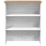 vidaXL Hutte "ASKIM" Blanche 91x30x104 cm en Bois Massif de Pin