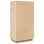 vidaXL Buffet haut 60x40x116 5 cm Bois massif de pin