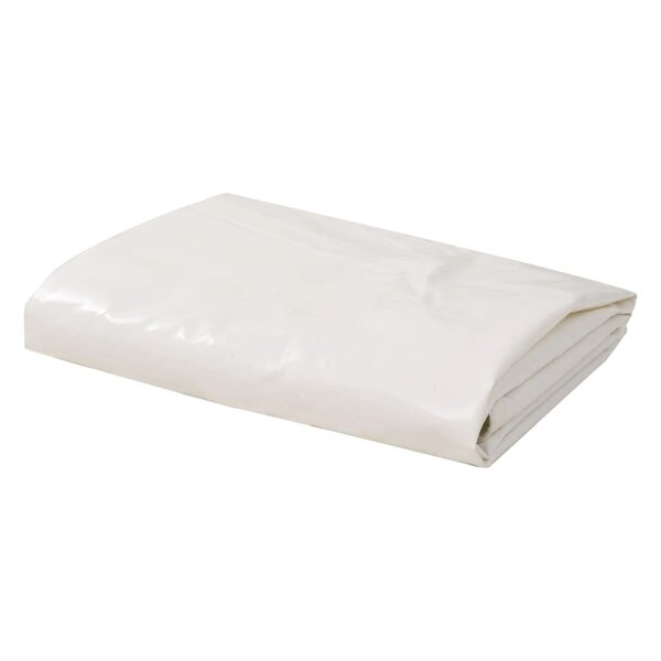 vidaXL Bâche 650 g / m² 1 5 x 20 m Blanc