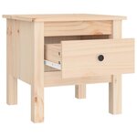 vidaXL Tables d'appoint 2 Pièces 40x40x39 cm Bois massif de pin
