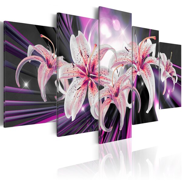 Tableau - violet inspiration l x h en cm 100x50