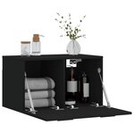 vidaXL Armoire murale Noir 60x36 5x35 cm Bois d'ingénierie