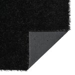 Gazon synthétique vidaXL Noir 1x15 m 30 mm