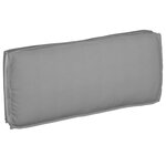 vidaXL Coussin de palette pour siège / dossier Gris 120x50x12 cm Tissu Oxford
