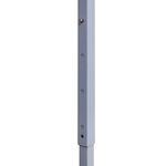 vidaXL Tente de réception pliable 2x2 m acier bleu