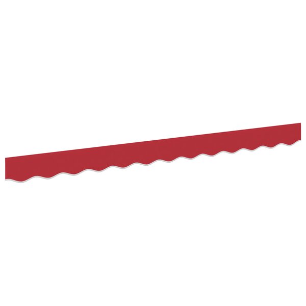 vidaXL Valence d'Auvent pour Cadre de 2.5 m Rouge 2.3x0.2 m