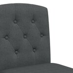 vidaXL Chaises de bar lot de 2 bois massif d'hévéa et tissu
