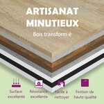 vidaXL Meuble TV suspendu Gris béton 60x30x30 cm