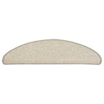 vidaXL Tapis d'escalier auto-adhésifs 15 Pièces Argenté 65x21x4 cm