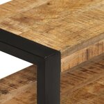 vidaXL Meuble TV 120x30x45 cm Bois massif de manguier