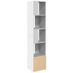 vidaXL Bibliothèque blanc 40x36x189 cm bois d'ingénierie