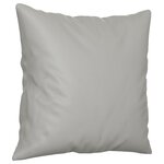 vidaXL Canapé 2 places avec oreillers gris clair 140 cm