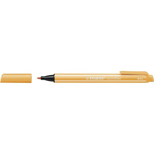 Stylo feutre pointMax pointe moyenne 0.8mm orange STABILO