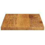 vidaXL Dessus de table 50x40x2 5 cm rectangulaire bois massif manguier