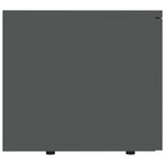 vidaXL Meuble TV Noir 80x34x30 cm Bois d'ingénierie