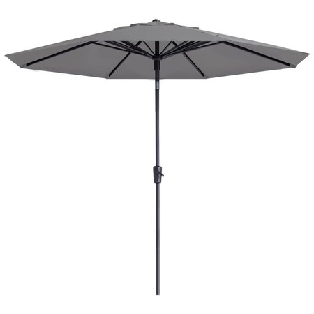 Madison Parasol Paros II Luxe 300 cm Gris clair