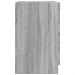 vidaXL Meuble d'évier sonoma gris 40x37x59 cm bois d'ingénierie