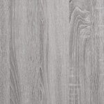vidaXL Banc de rangement sonoma gris 102x42x46 cm bois d'ingénierie