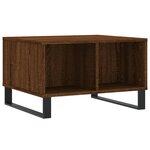 vidaXL Table basse Chêne marron 60x50x36 5 cm Bois d'ingénierie
