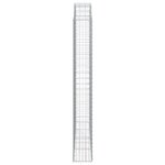 vidaXL Panier de gabions arqué 200x30x220/240 cm Fer galvanisé