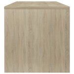 vidaXL Table basse Chêne sonoma 100x40x40 cm Bois d'ingénierie