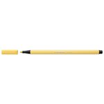 Stylo feutre pen 68  jaune clair stabilo