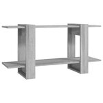 vidaXL Bibliothèque Sonoma gris 100x30x51 cm Bois d'ingénierie