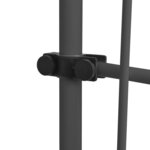 vidaXL Auvent manuel rétractable avec LED 350 cm Anthracite
