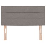 vidaXL Tête de lit Design Linéaire Taupe 80 cm Tissu