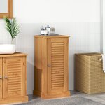 vidaXL Armoire de salle de bain "VIGO" 37x34x80 cm Bois massif en pin