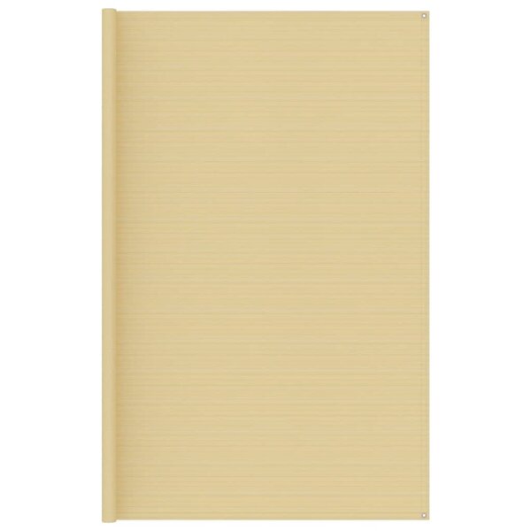vidaXL Tapis de tente 300x500 cm Beige