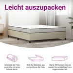 vidaXL Matelas en mousse moyennement doux 180x200 cm