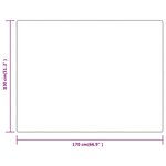 vidaXL Couverture brume du désert 130x170 cm polyester