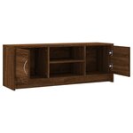 vidaXL Meuble TV chêne marron 102x30x37 5 cm bois d'ingénierie