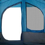 vidaXL Tente de camping de cabine 5 personnes bleu imperméable